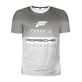 Мужская футболка 3D спортивная с принтом Forza Motorsport 6 , 100% полиэстер с улучшенными характеристиками | приталенный силуэт, круглая горловина, широкие плечи, сужается к линии бедра | gear | top | авангард | вип | гонки | машина | офф | порше | сиквел | сила | скорость | спин