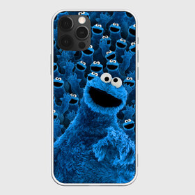 Чехол для iPhone 12 Pro Max с принтом Коржик , Силикон |  | Тематика изображения на принте: cookie monster | коржик | улица сезам