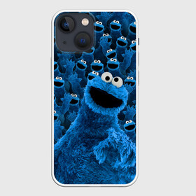 Чехол для iPhone 13 mini с принтом Коржик ,  |  | cookie monster | коржик | улица сезам