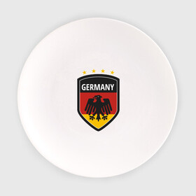 Тарелка с принтом Germany , фарфор | диаметр - 210 мм
диаметр для нанесения принта - 120 мм | football | germany | sport | германия | мяч | нойер | орёл | сборная | спорт | флаг | футбол | чемпионат мира