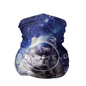 Бандана-труба 3D с принтом STARFIELD , 100% полиэстер, ткань с особыми свойствами — Activecool | плотность 150‒180 г/м2; хорошо тянется, но сохраняет форму | Тематика изображения на принте: 2019 | 2020 | bethesda | logo | space | starfield | звезды | игра | космонавт | космос | логотип | старфиелд