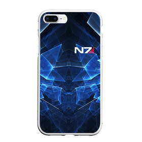 Чехол для iPhone 7Plus/8 Plus матовый с принтом MASS EFFECT N7 , Силикон | Область печати: задняя сторона чехла, без боковых панелей | n7 | альянс | броня | костюм | масс эффект | н7