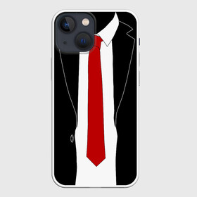 Чехол для iPhone 13 mini с принтом КОСТЮМ АГЕНТА 47 | AGENT 47 | HITMAN ,  |  | agent 47 | галстук | пиджак | хитман