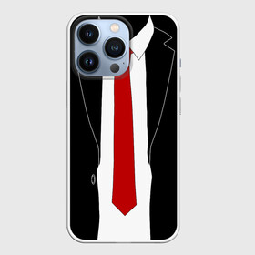 Чехол для iPhone 13 Pro с принтом КОСТЮМ АГЕНТА 47 | AGENT 47 | HITMAN ,  |  | agent 47 | галстук | пиджак | хитман