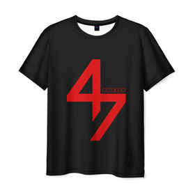 Мужская футболка 3D с принтом AGENT 47 HITMAN (НА СПИНЕ) , 100% полиэфир | прямой крой, круглый вырез горловины, длина до линии бедер | Тематика изображения на принте: agent 47 | агент 47 | хитман