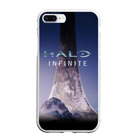 Чехол для iPhone 7Plus/8 Plus матовый с принтом HALO INFINITE , Силикон | Область печати: задняя сторона чехла, без боковых панелей | Тематика изображения на принте: master chief | инфинит | мастер чиф | хало