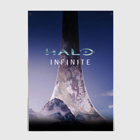 Постер с принтом HALO INFINITE , 100% бумага
 | бумага, плотность 150 мг. Матовая, но за счет высокого коэффициента гладкости имеет небольшой блеск и дает на свету блики, но в отличии от глянцевой бумаги не покрыта лаком | master chief | инфинит | мастер чиф | хало