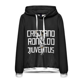 Мужская толстовка 3D с принтом Cristiano Ronaldo. Juventus , 100% полиэстер | двухслойный капюшон со шнурком для регулировки, мягкие манжеты на рукавах и по низу толстовки, спереди карман-кенгуру с мягким внутренним слоем. | Тематика изображения на принте: 7 | champion | cr7 | cristiano | footballer | forward | juventus | portugal | ronaldo | крис | криштиану | португалия | реал | рон | роналду | ронни | форвард | футболист | чемпион | ювентус