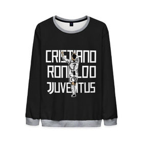 Мужской свитшот 3D с принтом Cristiano Ronaldo. Juventus , 100% полиэстер с мягким внутренним слоем | круглый вырез горловины, мягкая резинка на манжетах и поясе, свободная посадка по фигуре | 7 | champion | cr7 | cristiano | footballer | forward | juventus | portugal | ronaldo | крис | криштиану | португалия | реал | рон | роналду | ронни | форвард | футболист | чемпион | ювентус