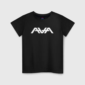 Детская футболка хлопок с принтом AVA , 100% хлопок | круглый вырез горловины, полуприлегающий силуэт, длина до линии бедер | angels and airwaves | ava | tom delonge | том делонг