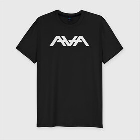 Мужская футболка премиум с принтом AVA , 92% хлопок, 8% лайкра | приталенный силуэт, круглый вырез ворота, длина до линии бедра, короткий рукав | angels and airwaves | ava | tom delonge | том делонг