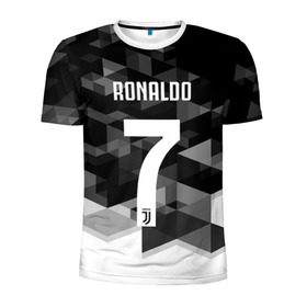 Мужская футболка 3D спортивная с принтом RONALDO JUVE SPORT , 100% полиэстер с улучшенными характеристиками | приталенный силуэт, круглая горловина, широкие плечи, сужается к линии бедра | cr7 | fc | клуб | криштиану роналду | роналдо | фк | ювентус