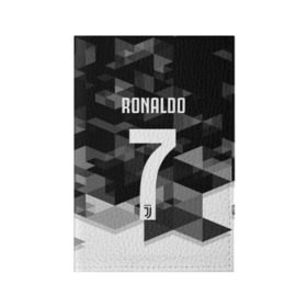 Обложка для паспорта матовая кожа с принтом RONALDO JUVE SPORT , натуральная матовая кожа | размер 19,3 х 13,7 см; прозрачные пластиковые крепления | cr7 | fc | клуб | криштиану роналду | роналдо | фк | ювентус