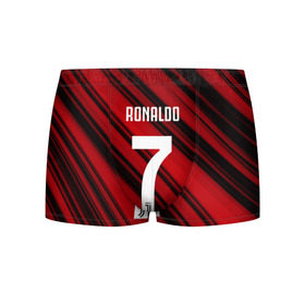 Мужские трусы 3D с принтом RONALDO JUVE SPORT , 50% хлопок, 50% полиэстер | классическая посадка, на поясе мягкая тканевая резинка | Тематика изображения на принте: club | cr7 | fc | football | ronaldo | sport | криштиану роналду | роналдо | спорт | фк | форма | футбольный клуб | ювентус