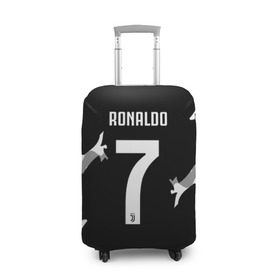 Чехол для чемодана 3D с принтом RONALDO JUVE SPORT , 86% полиэфир, 14% спандекс | двустороннее нанесение принта, прорези для ручек и колес | cr7 | fc | football | ronaldo | sport | криштиану роналду | роналдо | фк | форма | футбольный клуб | ювентус