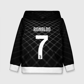 Детская толстовка 3D с принтом RONALDO JUVE SPORT , 100% полиэстер | двухслойный капюшон со шнурком для регулировки, мягкие манжеты на рукавах и по низу толстовки, спереди карман-кенгуру с мягким внутренним слоем | Тематика изображения на принте: cr7 | fc | клуб | криштиану роналду | роналдо | фк | ювентус