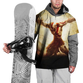 Накидка на куртку 3D с принтом God of War , 100% полиэстер |  | atreus | god of war | god of war 4 | gow | kratos | ps4 | атрей | бог войны | гов | зы4 | кратос | левиафан | мальчик | мимир | мировой змей | пиратs | руны | эксклюзив