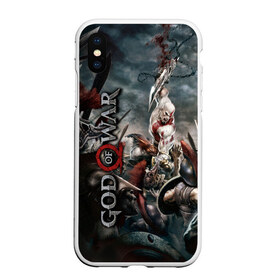 Чехол для iPhone XS Max матовый с принтом God of War , Силикон | Область печати: задняя сторона чехла, без боковых панелей | Тематика изображения на принте: atreus | god of war | god of war 4 | gow | kratos | ps4 | атрей | бог войны | гов | зы4 | кратос | левиафан | мальчик | мимир | мировой змей | пиратs | руны | эксклюзив