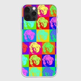 Чехол для iPhone 12 Pro Max с принтом pop-art Marilyn Monroe , Силикон |  | marilyn monroe | pop art | мэрилин монро | поп арт