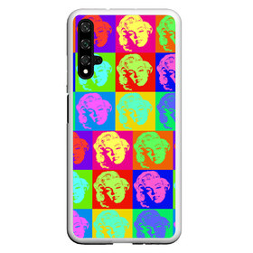 Чехол для Honor 20 с принтом pop-art Marilyn Monroe , Силикон | Область печати: задняя сторона чехла, без боковых панелей | marilyn monroe | pop art | мэрилин монро | поп арт