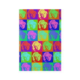 Обложка для паспорта матовая кожа с принтом pop-art Marilyn Monroe , натуральная матовая кожа | размер 19,3 х 13,7 см; прозрачные пластиковые крепления | Тематика изображения на принте: marilyn monroe | pop art | мэрилин монро | поп арт