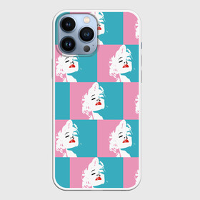 Чехол для iPhone 13 Pro Max с принтом Marilyn Monroe ,  |  | Тематика изображения на принте: marilyn monroe | pop art | мэрилин монро | поп арт