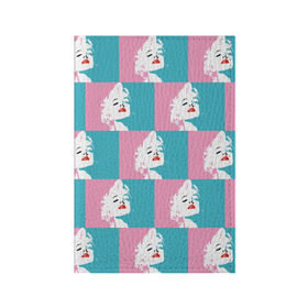 Обложка для паспорта матовая кожа с принтом Marilyn Monroe , натуральная матовая кожа | размер 19,3 х 13,7 см; прозрачные пластиковые крепления | marilyn monroe | pop art | мэрилин монро | поп арт