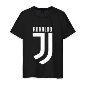 Мужская футболка хлопок с принтом RONALDO JUVE SPORT , 100% хлопок | прямой крой, круглый вырез горловины, длина до линии бедер, слегка спущенное плечо. | cr7 | fc | клуб | криштиану роналду | роналдо | фк | ювентус