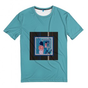Мужская футболка 3D с принтом Рекурсия , 100% полиэфир | прямой крой, круглый вырез горловины, длина до линии бедер |   оптическая иллюзия | искусство | картина