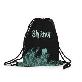 Рюкзак-мешок 3D с принтом Slipknot , 100% полиэстер | плотность ткани — 200 г/м2, размер — 35 х 45 см; лямки — толстые шнурки, застежка на шнуровке, без карманов и подкладки | slipknot | грув | джей вайнберг | кори тейлор | крис фен | крэйг джонс | метал | мик томсон | музыка | ню | петля | рок | сид уилсон | скользящий узел | слайпкнот | слипкнот | слипнот | удавка