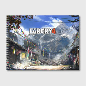 Альбом для рисования с принтом Far Cry 4 , 100% бумага
 | матовая бумага, плотность 200 мг. | Тематика изображения на принте: action | far cry 4 | армия | гималаи | гирокоптер | мин | мир | открытый | франшиза | ховеркрафт | шутер