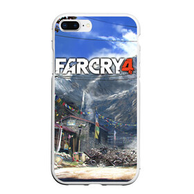 Чехол для iPhone 7Plus/8 Plus матовый с принтом Far Cry 4 , Силикон | Область печати: задняя сторона чехла, без боковых панелей | action | far cry 4 | армия | гималаи | гирокоптер | мин | мир | открытый | франшиза | ховеркрафт | шутер