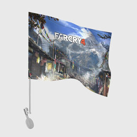Флаг для автомобиля с принтом Far Cry 4 , 100% полиэстер | Размер: 30*21 см | action | far cry 4 | армия | гималаи | гирокоптер | мин | мир | открытый | франшиза | ховеркрафт | шутер