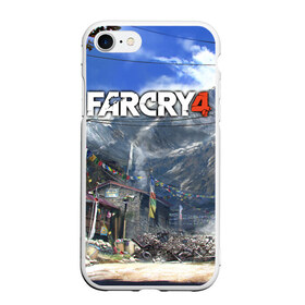 Чехол для iPhone 7/8 матовый с принтом Far Cry 4 , Силикон | Область печати: задняя сторона чехла, без боковых панелей | action | far cry 4 | армия | гималаи | гирокоптер | мин | мир | открытый | франшиза | ховеркрафт | шутер