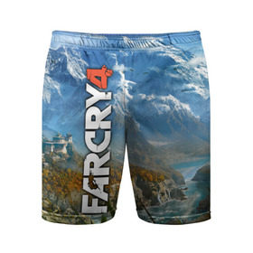 Мужские шорты 3D спортивные с принтом Far Cry 4 ,  |  | action | far cry 4 | армия | гималаи | гирокоптер | мин | мир | открытый | франшиза | ховеркрафт | шутер