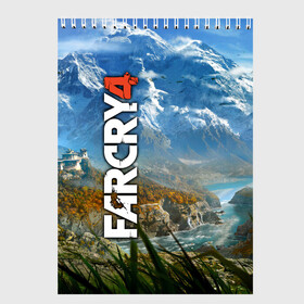 Скетчбук с принтом Far Cry 4 , 100% бумага
 | 48 листов, плотность листов — 100 г/м2, плотность картонной обложки — 250 г/м2. Листы скреплены сверху удобной пружинной спиралью | Тематика изображения на принте: action | far cry 4 | армия | гималаи | гирокоптер | мин | мир | открытый | франшиза | ховеркрафт | шутер