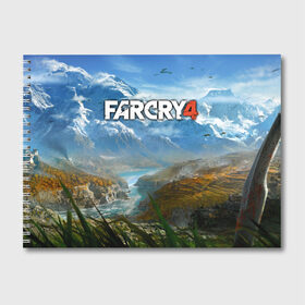 Альбом для рисования с принтом Far Cry 4 , 100% бумага
 | матовая бумага, плотность 200 мг. | action | far cry 4 | армия | гималаи | гирокоптер | мин | мир | открытый | франшиза | ховеркрафт | шутер
