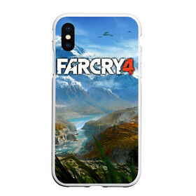 Чехол для iPhone XS Max матовый с принтом Far Cry 4 , Силикон | Область печати: задняя сторона чехла, без боковых панелей | action | far cry 4 | армия | гималаи | гирокоптер | мин | мир | открытый | франшиза | ховеркрафт | шутер