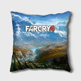 Подушка 3D с принтом Far Cry 4 , наволочка – 100% полиэстер, наполнитель – холлофайбер (легкий наполнитель, не вызывает аллергию). | состоит из подушки и наволочки. Наволочка на молнии, легко снимается для стирки | action | far cry 4 | армия | гималаи | гирокоптер | мин | мир | открытый | франшиза | ховеркрафт | шутер