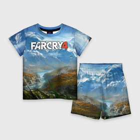 Детский костюм с шортами 3D с принтом Far Cry 4 ,  |  | action | far cry 4 | армия | гималаи | гирокоптер | мин | мир | открытый | франшиза | ховеркрафт | шутер