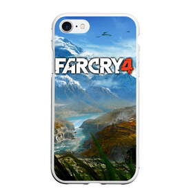 Чехол для iPhone 7/8 матовый с принтом Far Cry 4 , Силикон | Область печати: задняя сторона чехла, без боковых панелей | action | far cry 4 | армия | гималаи | гирокоптер | мин | мир | открытый | франшиза | ховеркрафт | шутер