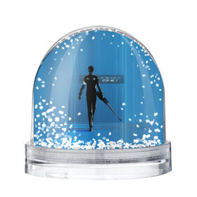 Снежный шар с принтом Detroit: Become Human , Пластик | Изображение внутри шара печатается на глянцевой фотобумаге с двух сторон | 2038 | android | dbh | detroit become human | future | андройд | будущее | детройт | человек