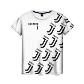 Женская футболка 3D с принтом Personal form Ronaldo , 100% полиэфир ( синтетическое хлопкоподобное полотно) | прямой крой, круглый вырез горловины, длина до линии бедер | 7 | cristiano | jeep | juventus | ronaldo | италия | криштиану | роналду | футбол | ювентус