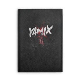 Обложка для автодокументов с принтом YANIX , натуральная кожа |  размер 19,9*13 см; внутри 4 больших “конверта” для документов и один маленький отдел — туда идеально встанут права | 