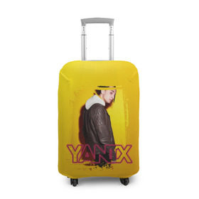 Чехол для чемодана 3D с принтом Yanix , 86% полиэфир, 14% спандекс | двустороннее нанесение принта, прорези для ручек и колес | 