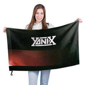 Флаг 3D с принтом Yanix , 100% полиэстер | плотность ткани — 95 г/м2, размер — 67 х 109 см. Принт наносится с одной стороны | 