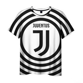 Мужская футболка 3D с принтом Ювентус лого , 100% полиэфир | прямой крой, круглый вырез горловины, длина до линии бедер | juve | juventus | logo | ronaldo | италии | роналдо | юве | ювентус