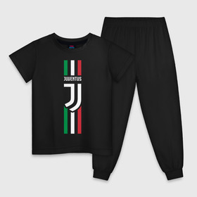 Детская пижама хлопок с принтом Juventus Italy , 100% хлопок |  брюки и футболка прямого кроя, без карманов, на брюках мягкая резинка на поясе и по низу штанин
 | cristiano | juve | италия | криштиану | роналдо | роналду | юве | ювентус