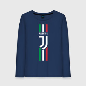 Женский лонгслив хлопок с принтом Juventus Italy , 100% хлопок |  | cristiano | juve | италия | криштиану | роналдо | роналду | юве | ювентус