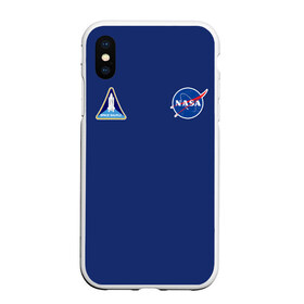 Чехол для iPhone XS Max матовый с принтом NASA , Силикон | Область печати: задняя сторона чехла, без боковых панелей | shuttle | space | аполлон | галактика | джемини | космонав | космос | наса | скайлэб | сша | шаттл nasa